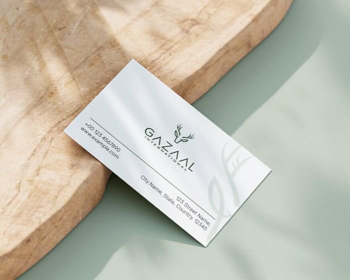 Gazaal Company Business Card (Demo)